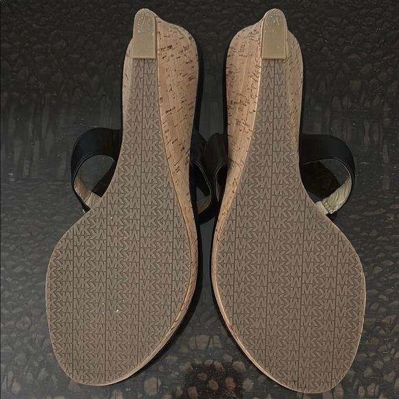 Michael Kors Black and Gold Sandals - Picture 3 of 3